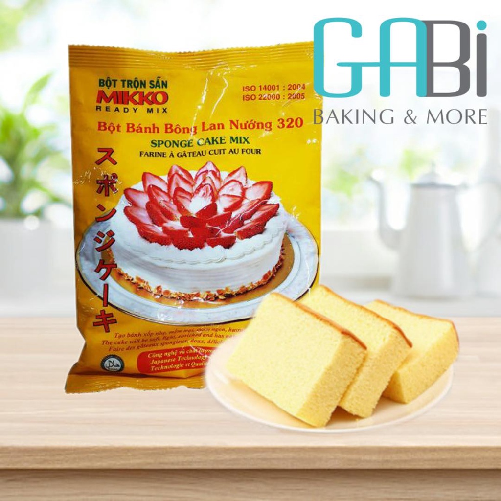 Bột bông lan trộn sẵn Mikko 200g