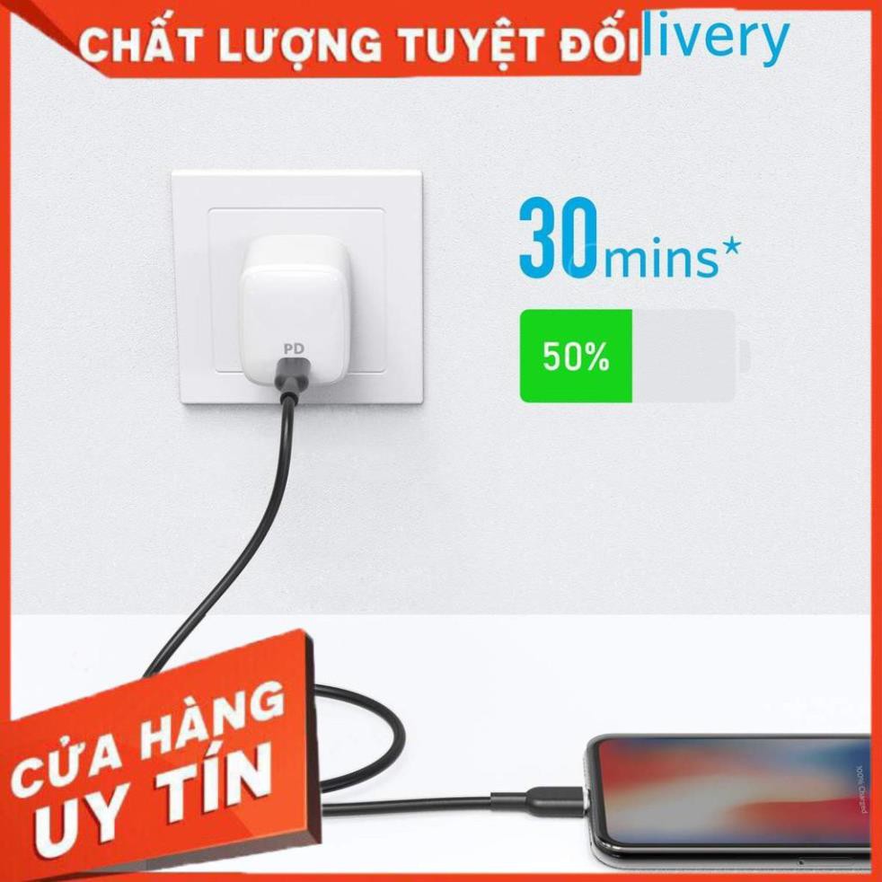 Dây cáp sạc siêu nhanh 87W Type-C PD 3.1 to Lightning dài 180CM hiệu ANKER Powerline+ II cho iPhone / iPad - Chính hãng