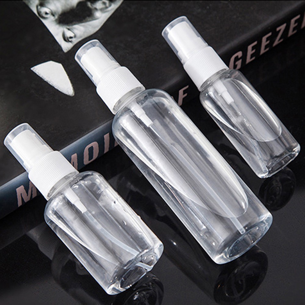 Chai Rỗng Trong Suốt Dạng Xịt Dung Tích 50ml/75ML/100ml Dùng Đựng Nước Hoa Khi Đi Du Lịch