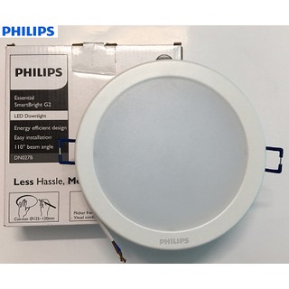 Đèn âm trần cao cấp philips 7w lỗ cắt 90