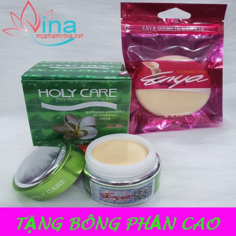 KEM HOLY CARE DƯỠNG TRẮNG DA - KEM CHỐNG LÃO HÓA SĂN CHẮC CƠ DA (XANH LÁ) 20GR