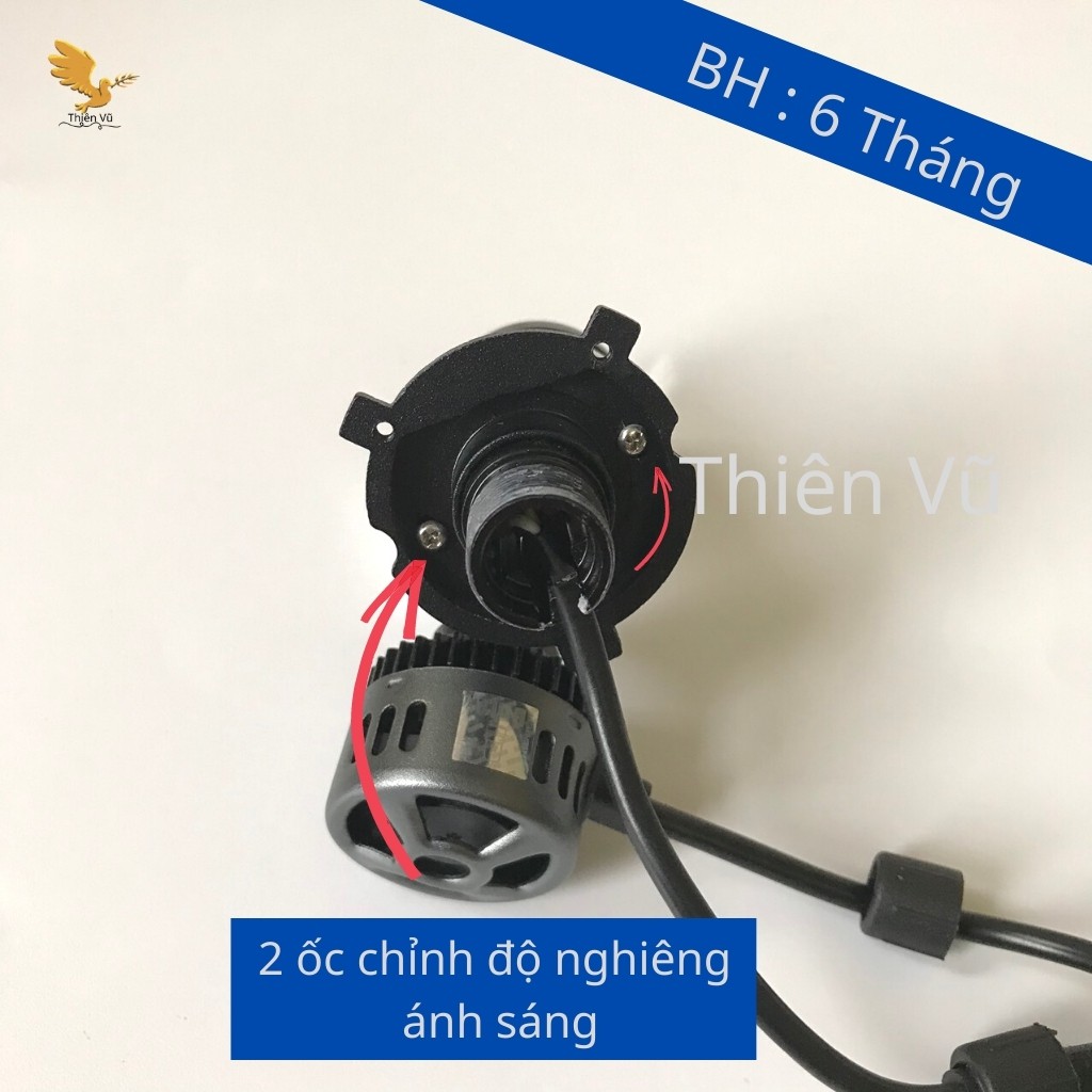 Đèn Pha Led Bi Cầu M01B Siêu Sáng _ Chân H4_ RTD Mẫu Mới Nhất