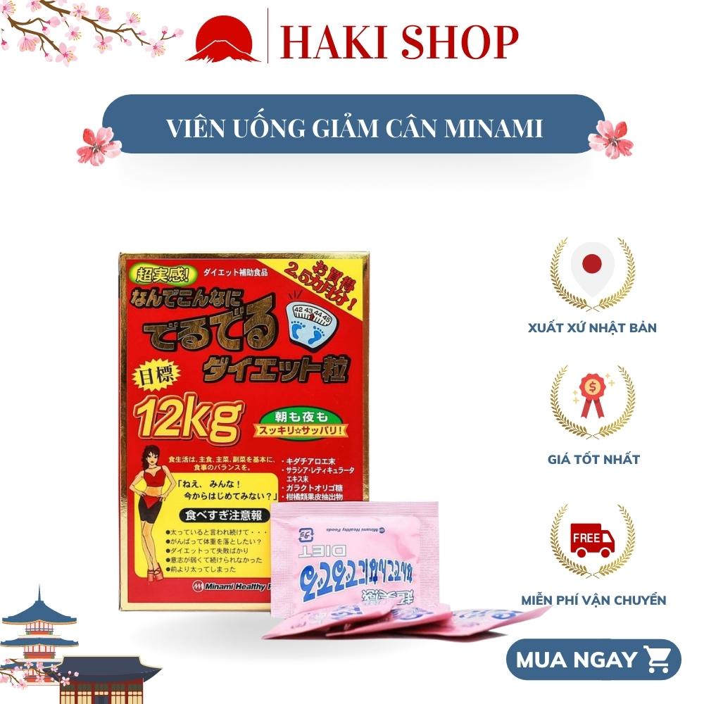 Viên uống giảm cân 12g Minami an toàn hiệu quả Nhật bản 75 gói - Haki Japan
