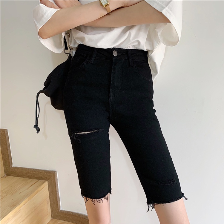 Quần short denim Xiaozhainv XZ6