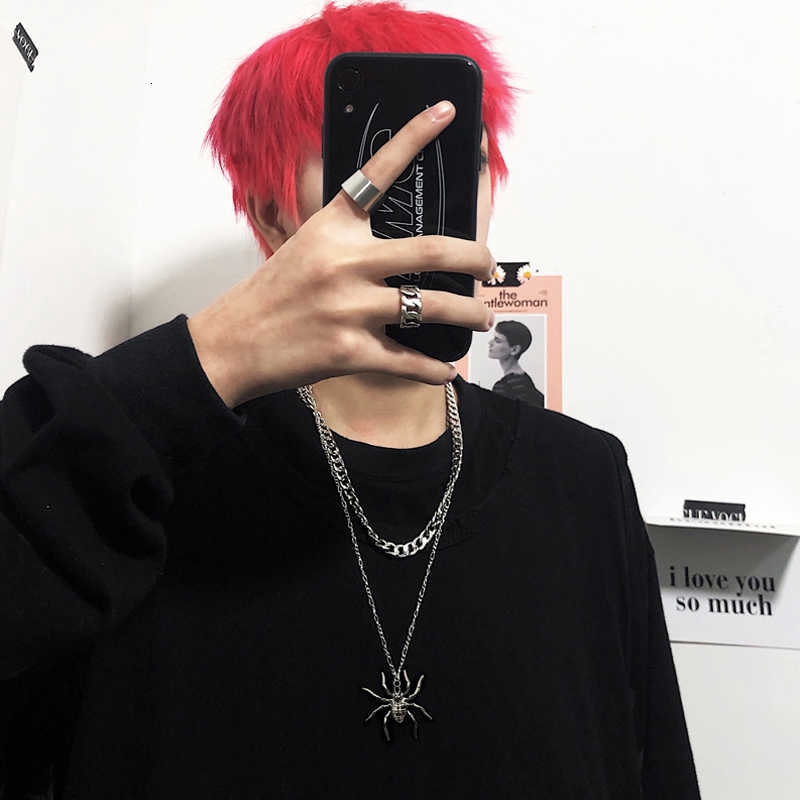 Dây Chuyền Hình Nhện Phong Cách Hip Hop Harajuku Đường Phố Thời Trang Unisex 22184