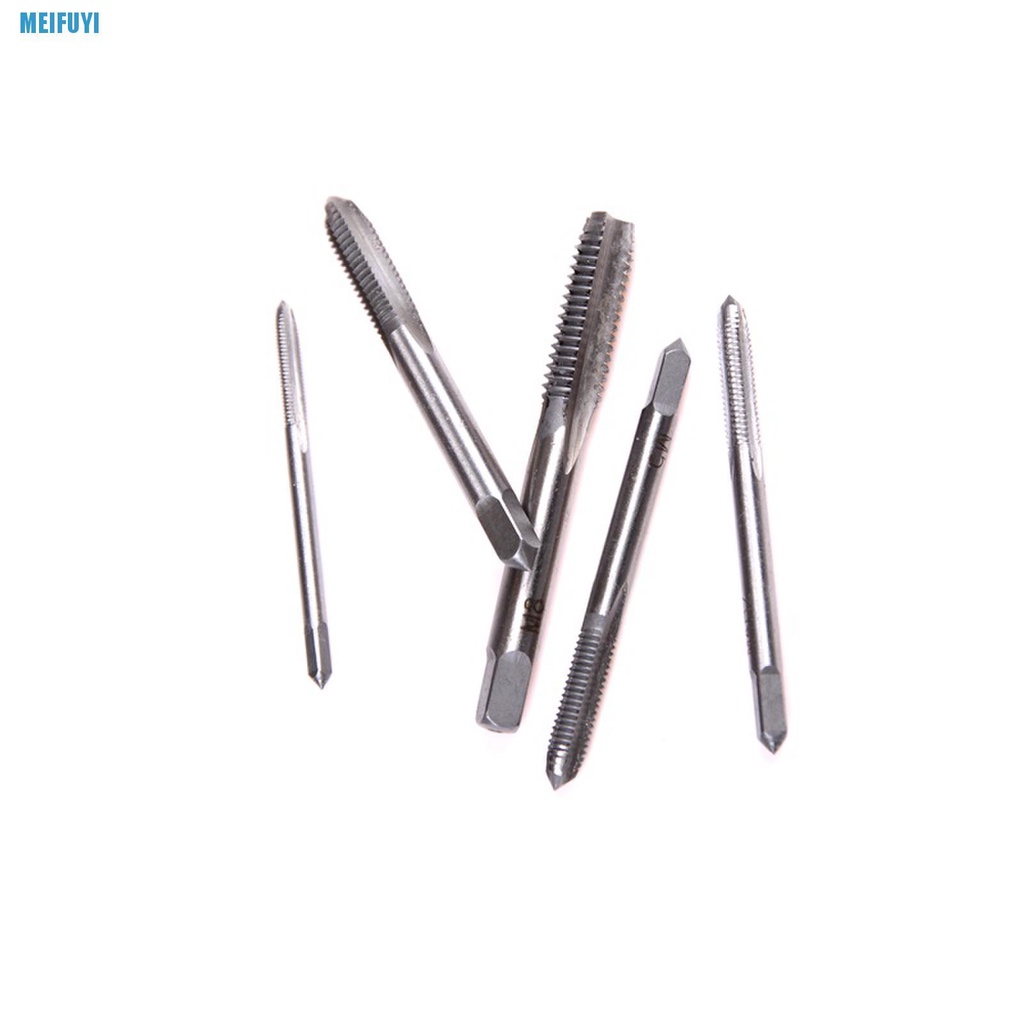 Set 5 mũi khoan thẳng cầm tay 3mm-8mm M3 M4 M5 M6 M8