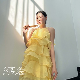 Đầm Voan nhiều tầng Pastel