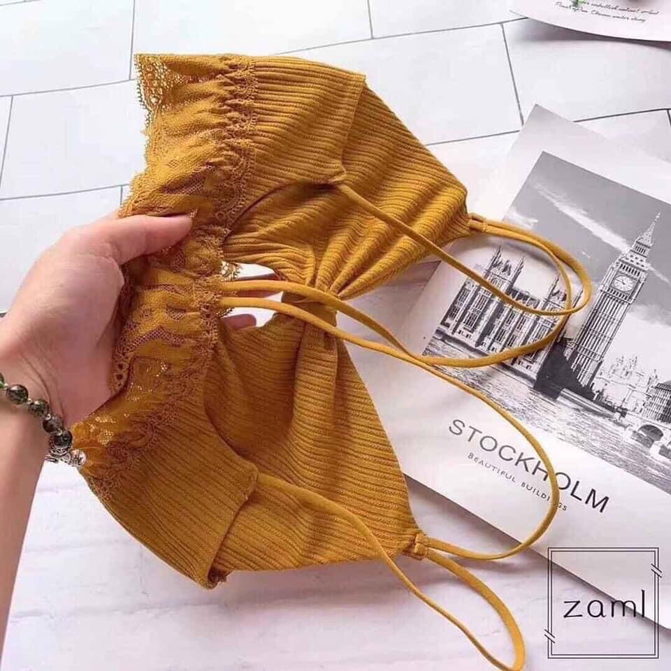 Áo Lót Bra Ren Tăm Có Đệm Nâng Ngực Cao Cấp 905