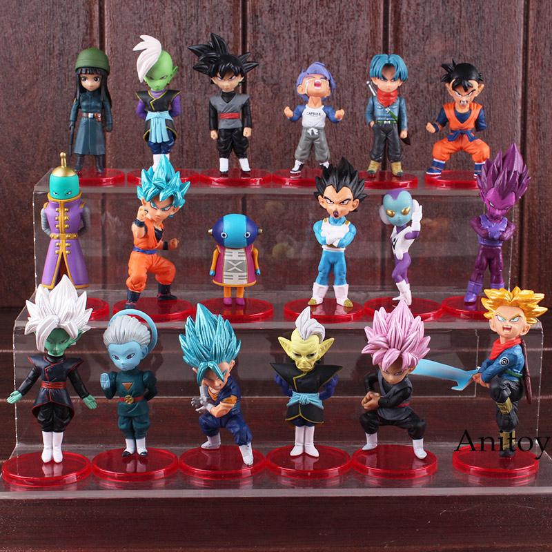 Set 18 mô hình đồ chơi nhân vật son goku trong phim hoạt hình Dragon Ball