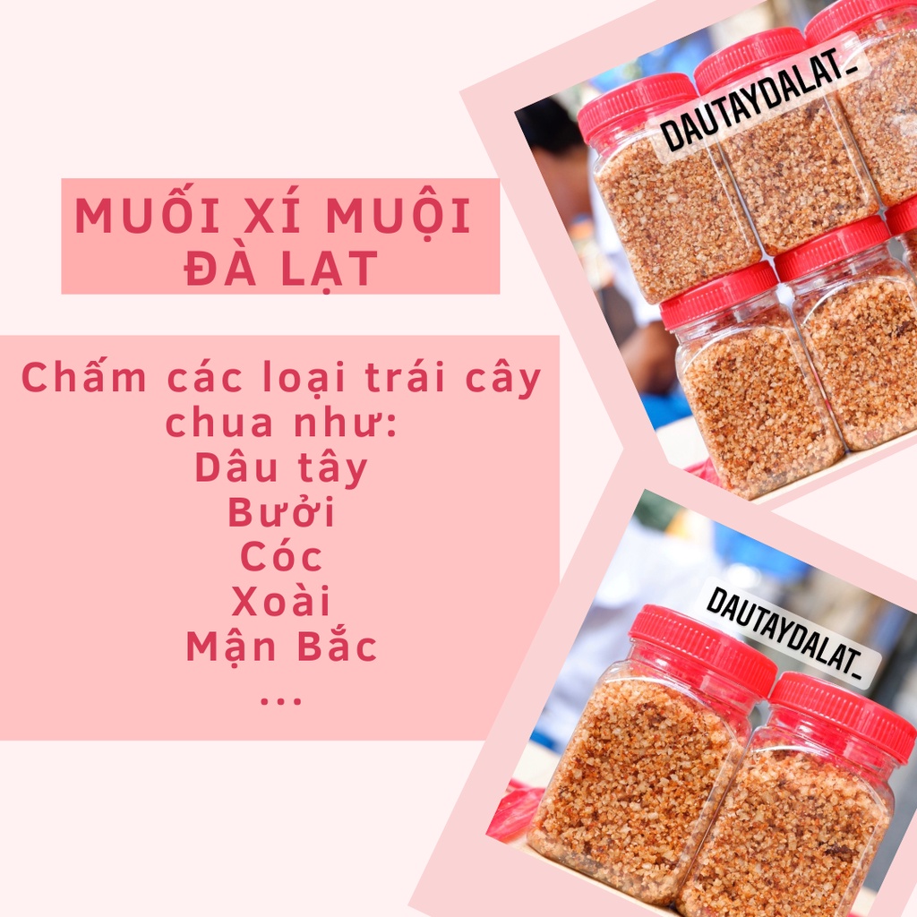 Hộp 100g muối xí muội Đà Lạt muối ô mai Đà Lạt chua ngọt chuẩn vị nhiều xí muội