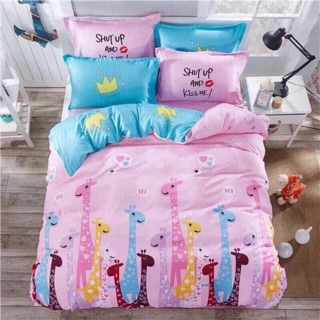 bộ ga gối cotton poly trơn