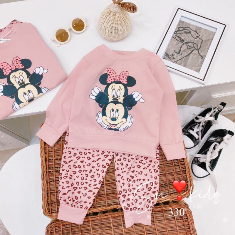Bộ dài tay chuột Micky cho bé 8-18kg