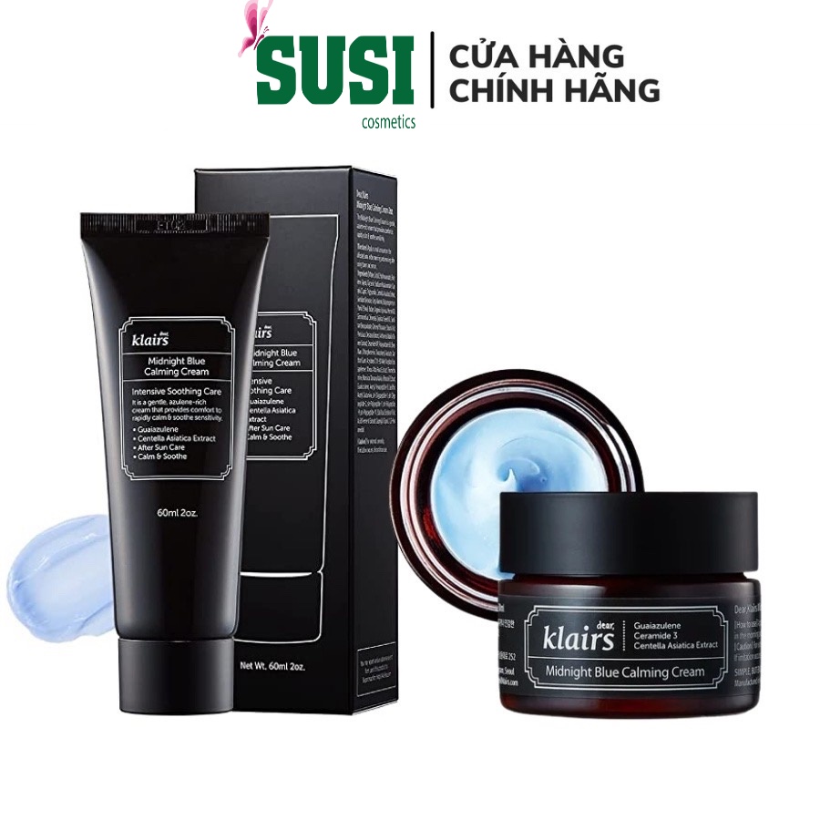 Kem Dưỡng Phục Hồi Da Ban Đêm Klairs Midnight Blue Calming Cream