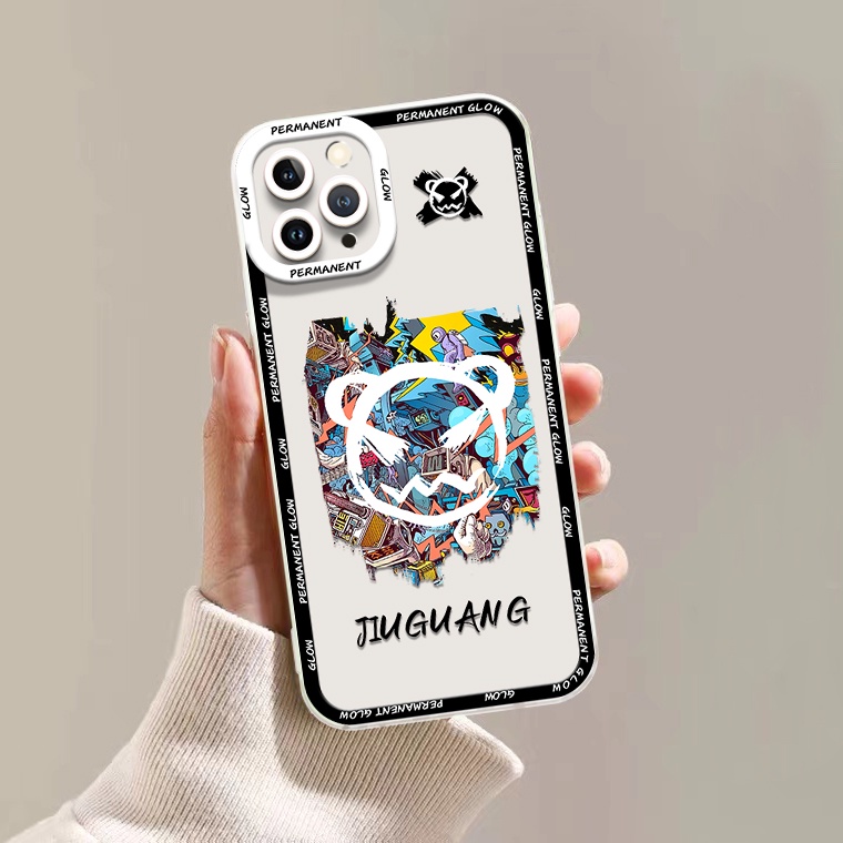 Ốp Điện Thoại TPU Silicon Mềm Chống Sốc Họa Tiết Hoạt Hình Cho IPhone 14 13 12 11 10 Pro XS Max X XR 8 7 6 6S Plus