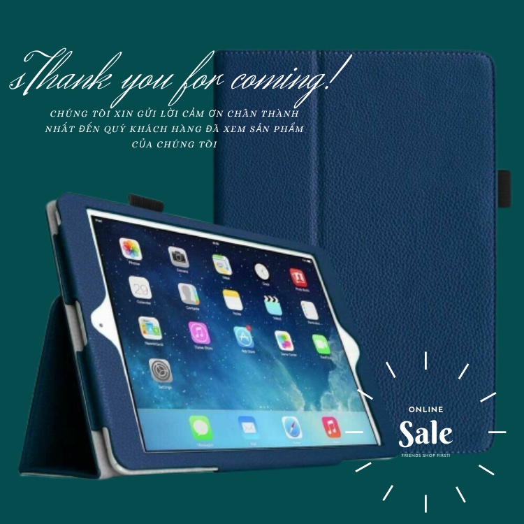 Bao da thiết kế sang trọng hai góc xoay dành cho ipad mini 1/2/3