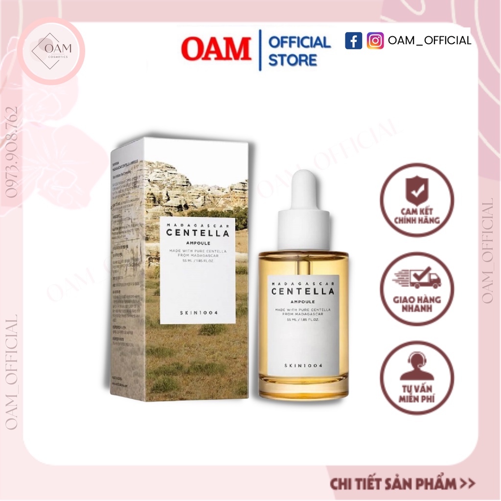 Serum Centella Tinh Chất Rau Má Giảm Mụn, Phục Hồi Da Skin1004 &quot;OAM&quot;