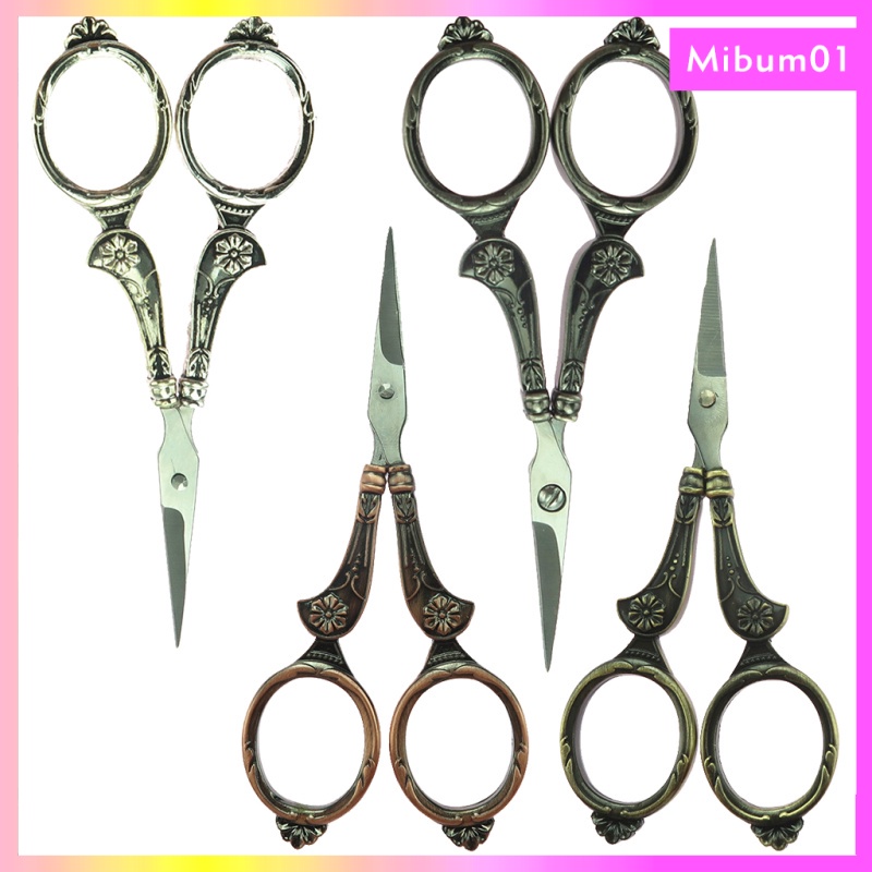 Kéo Làm Đầm Vintage Châu Âu Bằng Thép Không Gỉ Chất Lượng Cao Dùng Để May Vá DIY