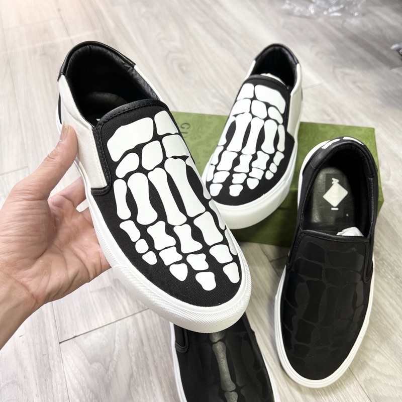 GIẦY SLIPON XƯƠNG TAY HOT HIT 2022 SIÊU CHẤT 2205, GIẦY LƯỜI NAM AMIRI BẢN ĐẸP