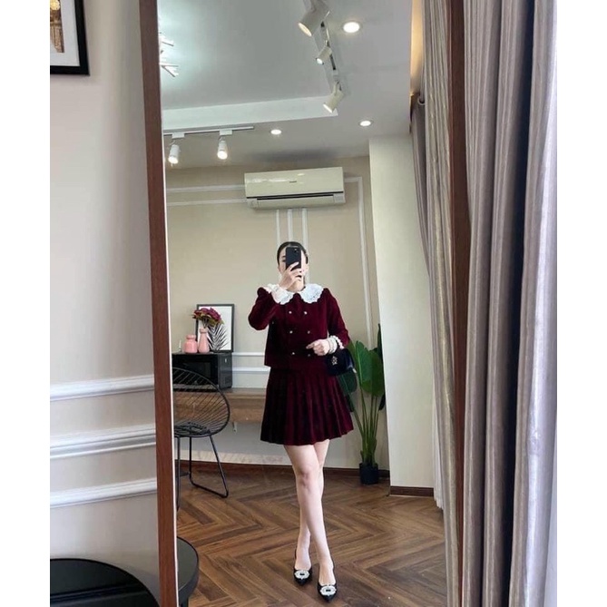 Sandal zara hoa đá mũi nhọn gót nhú fullbox