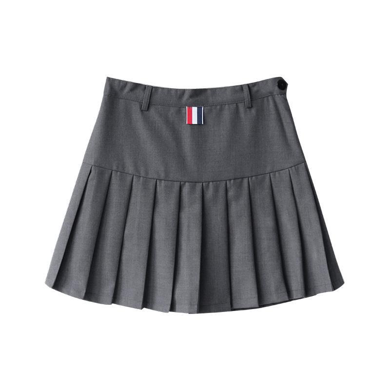 Chân Váy Lưng Cao Màu Xám Cho Nữ | BigBuy360 - bigbuy360.vn