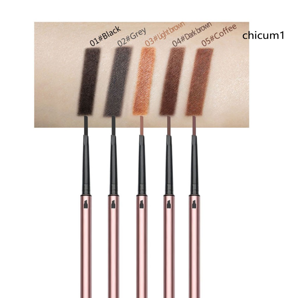 [Hàng mới về] Bút kẻ lông mày dạng xoay trang điểm kháng nước lâu trôi có đầu cọ chuốt tiện dụng
