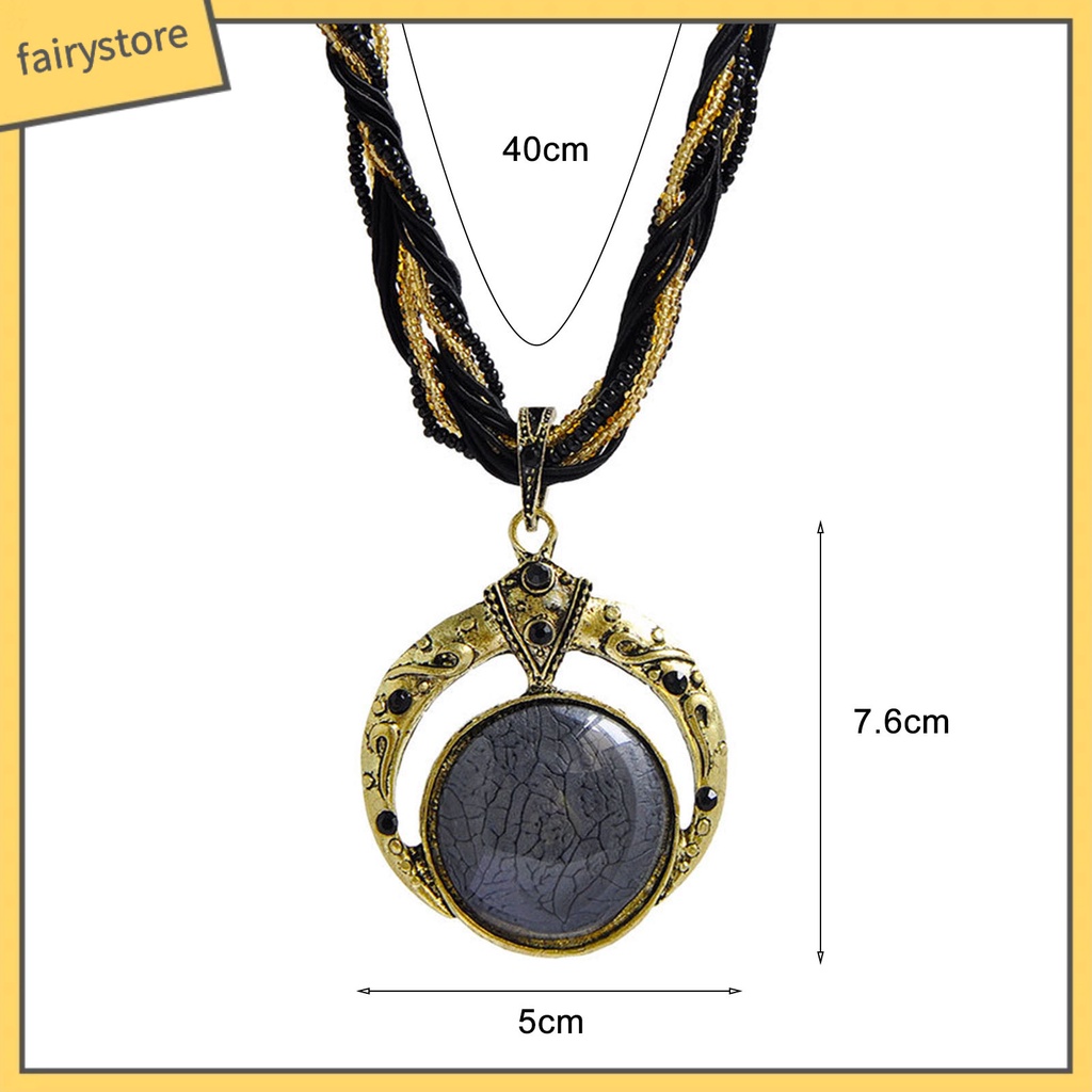 Vòng cổ Phong Cách Dân Tộc Cổ Điển Thân Thiện Với Môi Trường