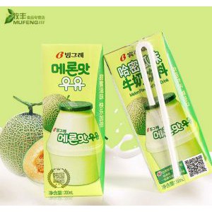 Sữa Dưa Lưới Melon Milk Binggrae Hàn Quốc - Lốc 6 Hộp