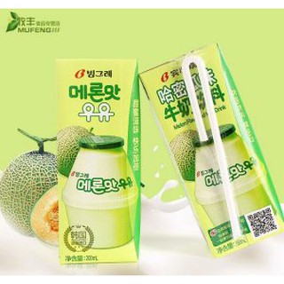 Sữa Binggrae dưa lưới 200ml lốc 6 hộp