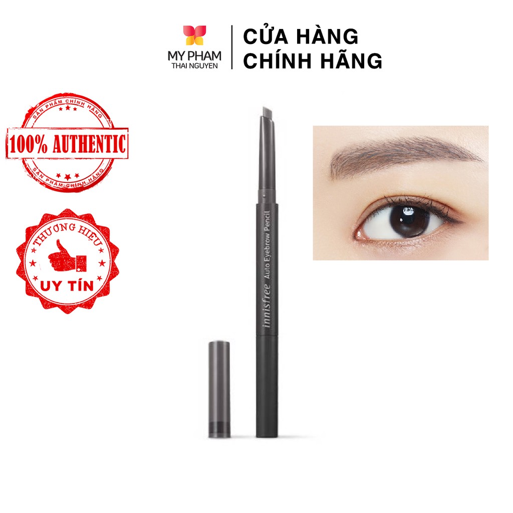 Chì kẻ mày Innisfree Auto Eyebrow Pencil