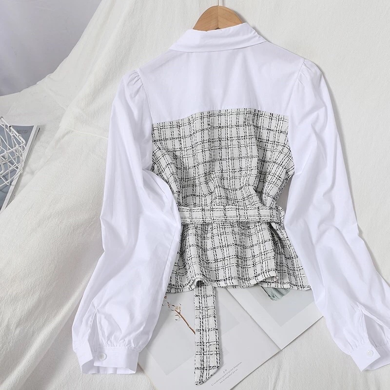 Áo sơ mi kiểu caro Seok Kyung phim Penhouse