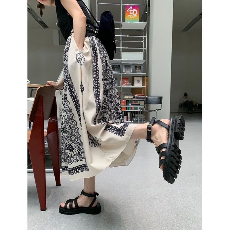 Chân Váy Lưng Thun Thiết Kế Mới Thời Trang Mùa Hè Dành Cho Nữ