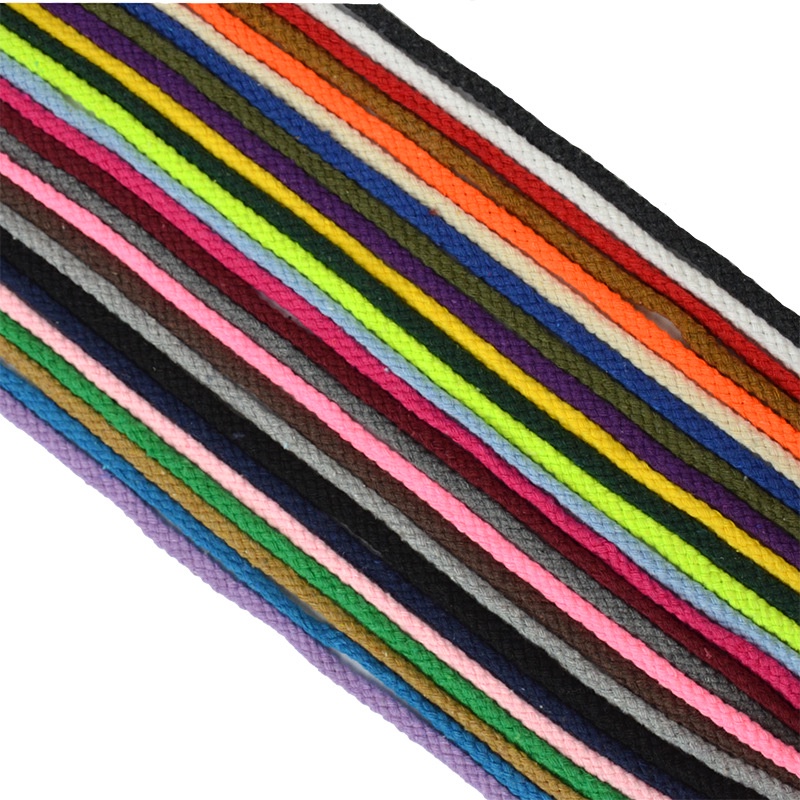 Hàng Mới Giá Thấp Cuộn Dây Thừng Cotton Đan Tay 5mm Tám Màu Sắc Dùng Để Cột Nón / Áo Khoác / Nón Dây Thừng Cotton Thủ Công Nhiều Màu Giá Rẻ