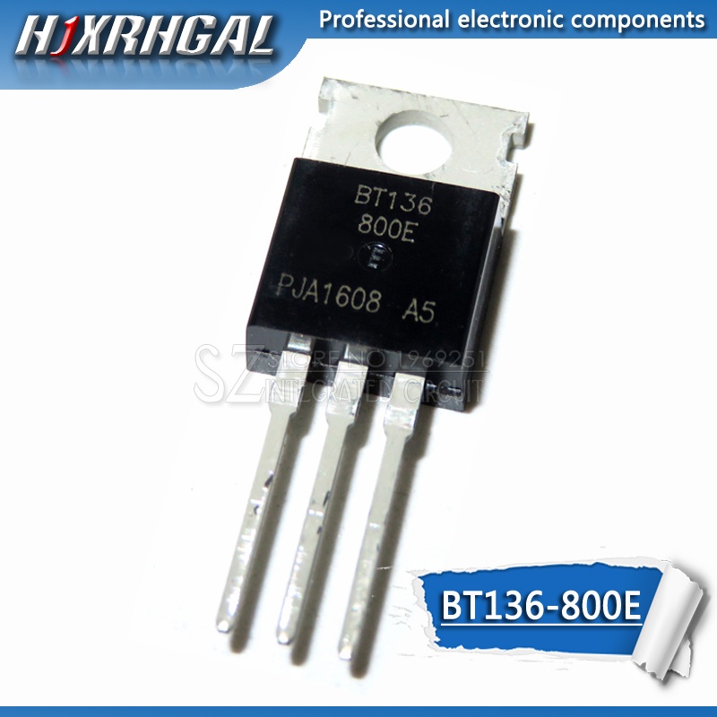10 chiếc BT136-800E BT136 BT136-800 800V 4A TO-220 mới và HJXRHGAL