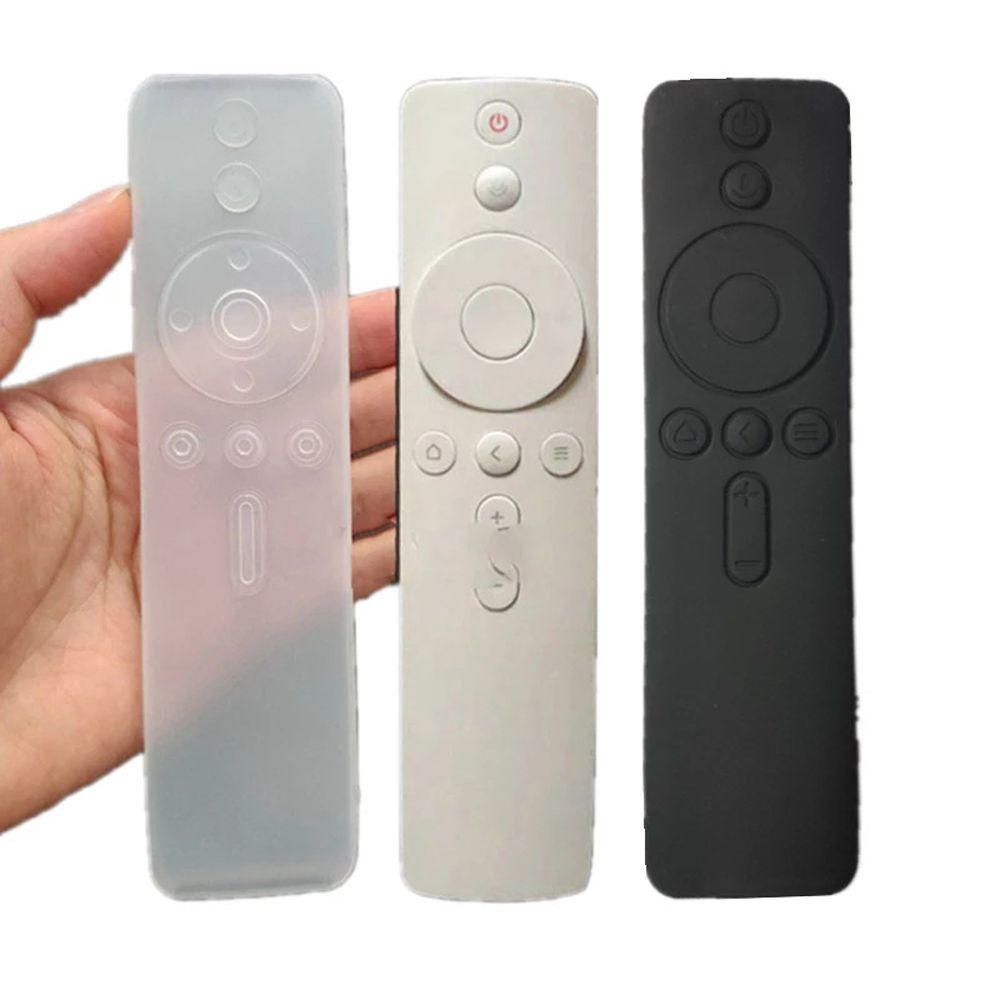 Ốp Silicon Mềm Trong Suốt Bọc Điều Khiển Từ Xa Chống Trượt Chống Bụi Cho Xiaomi TV 4A