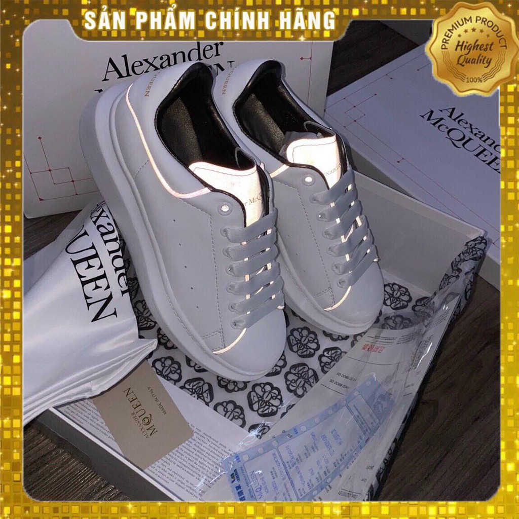 [Freeship-1.1 trung] Giày thể thao MCQ 11 phản quang dây lụa