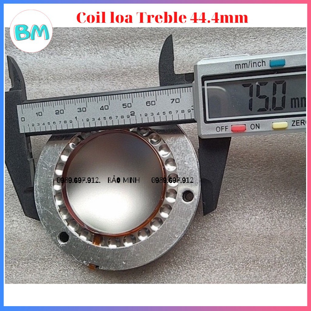 Côn Loa Trép Hồng Kỳ - Coil Loa Treble 44.4mm Không Cọc - 444KC