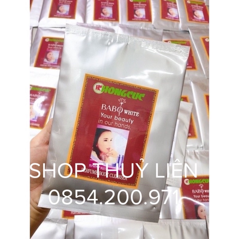 Tắm trắng cho body hồng cúc