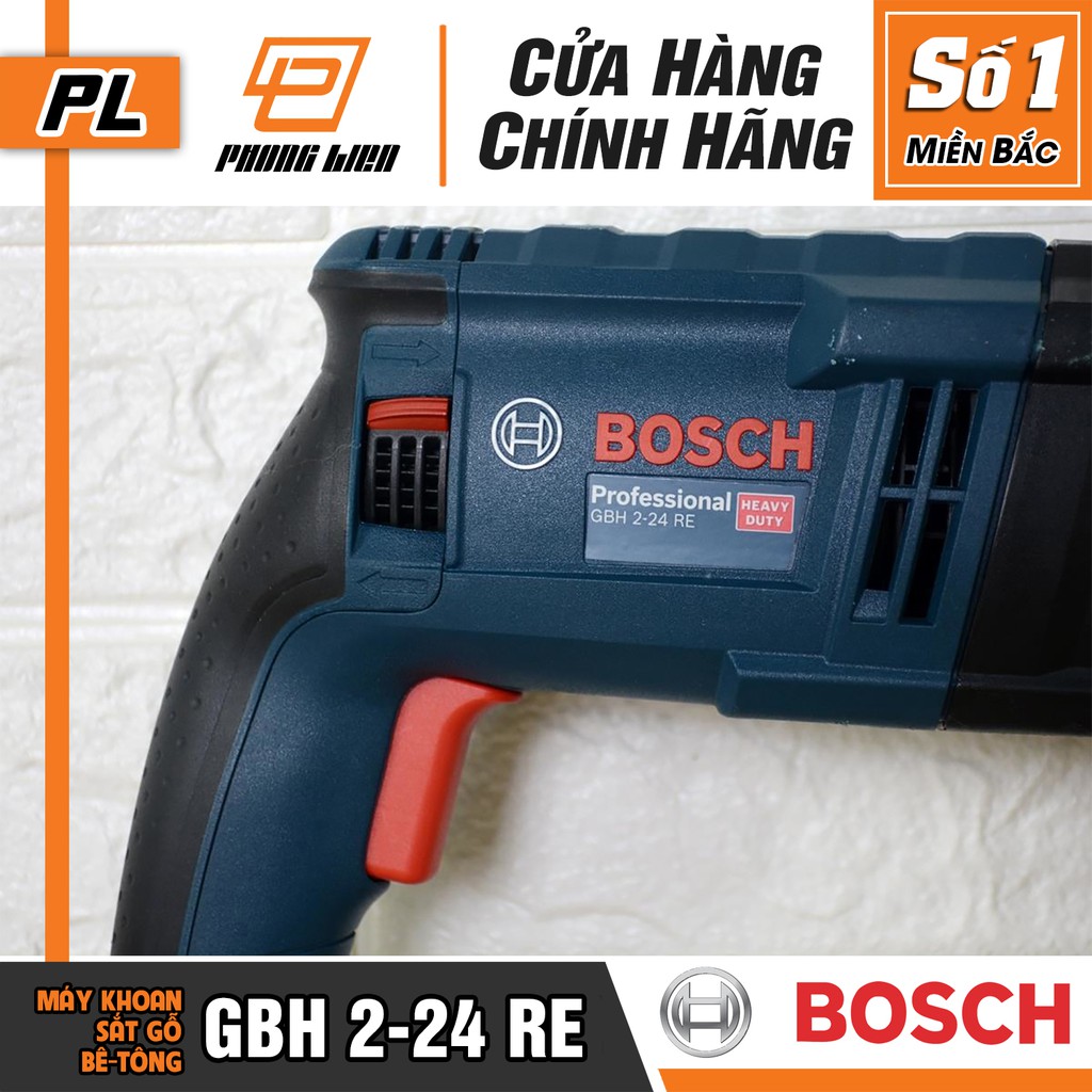 [Chính Hãng] Máy Khoan Búa Bosch GBH 2-24 RE (24MM-790W) - Chuyên Khoan Bê Tông