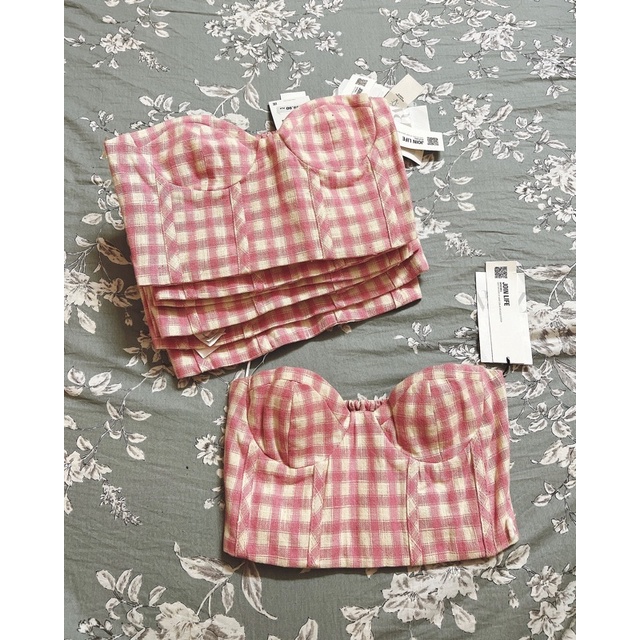 Áo corset Zara săn sale