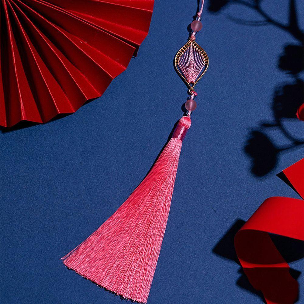 Dây Tua Rua Bằng Lụa Polyester Nhiều Màu Dùng Làm Móc Khóa / Rèm Cửa DIY