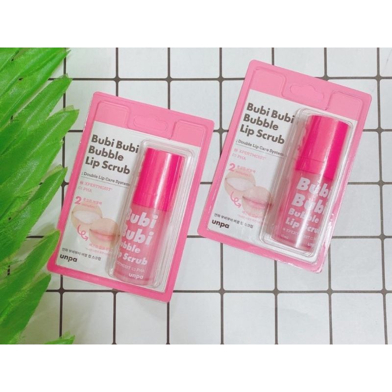 [HOT SALE-XÃ KHO ] Gel tẩy da chết môi Unpa Bubi Bubi Lip