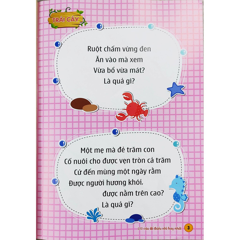 Sách - 100 câu đố thiếu nhi hay nhất