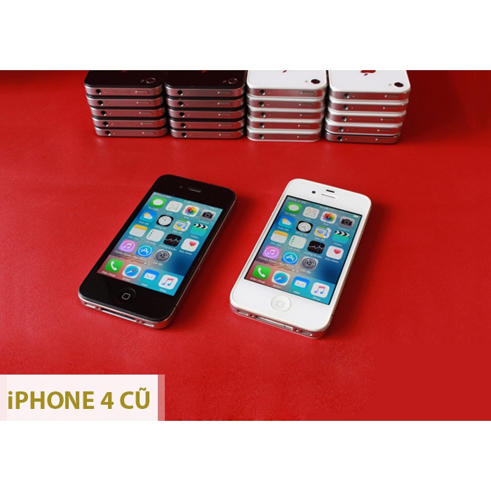 ĐT táo 4 8/16/32gb|Hỗ trợ tải fb zalo mess... Tặng kèm dây sạc - bảo hành 1 đổi 1 - IO.S 5 6 7 8 9