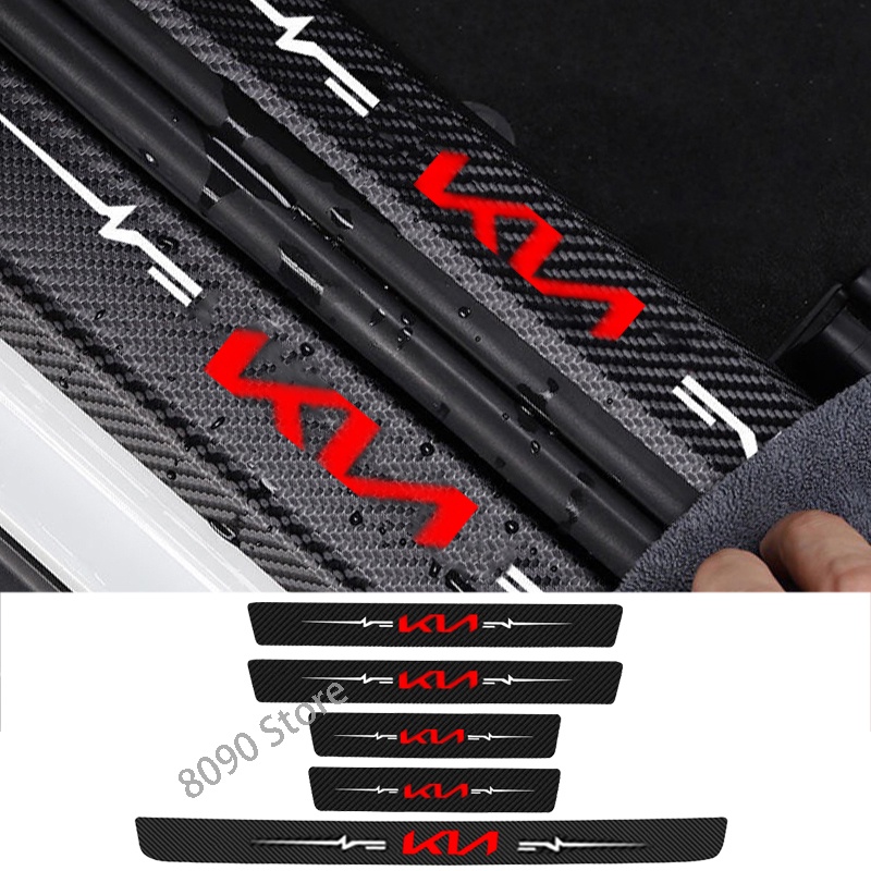Đề Can Sợi Carbon Dán Bảo Vệ Cốp Xe Hơi KIA KN Sportage Cerato RIO