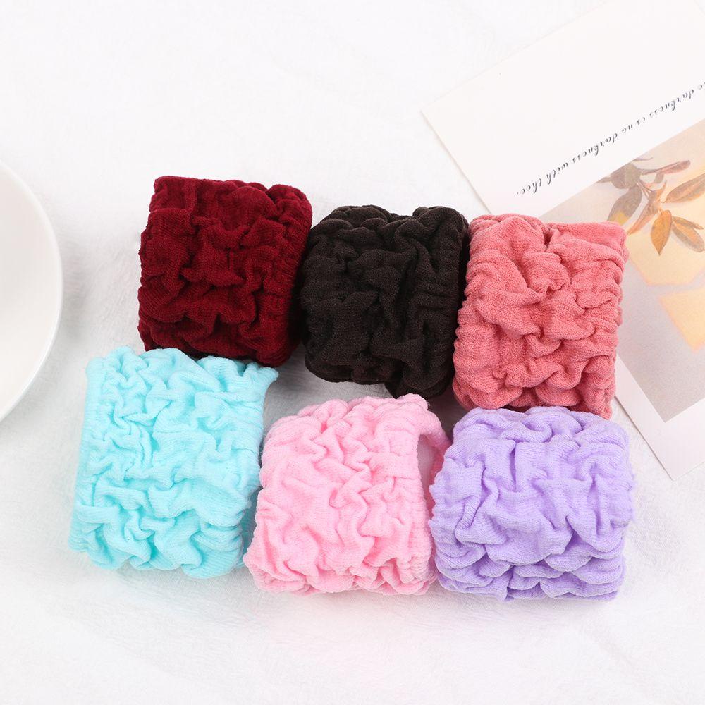 BORAG Set 3 Dây Buộc Tóc Đuôi Ngựa Cao Su Co Giãn Dành Cho Nữ Giá Đỡ