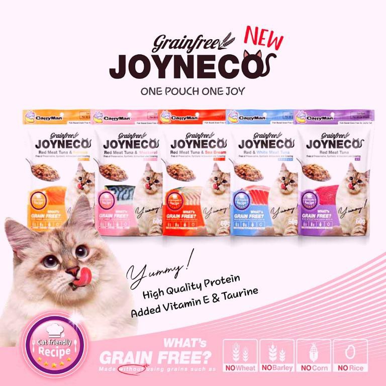 60g - Pate cho mèo không tinh bột Joyneco Grain Free thương hiệu Nhật