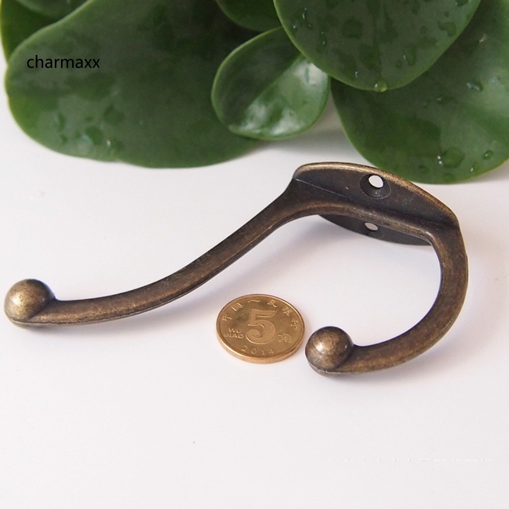 CMAX_Vintage Bronze Home Furniture Wardrobe Wall Mount Hook Clothes Towels Hanger