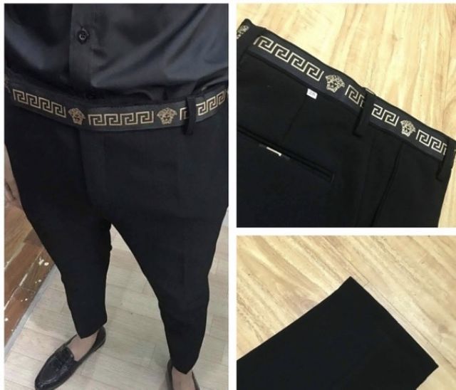 Quần âu nam phối viền cực chất A068 | BigBuy360 - bigbuy360.vn