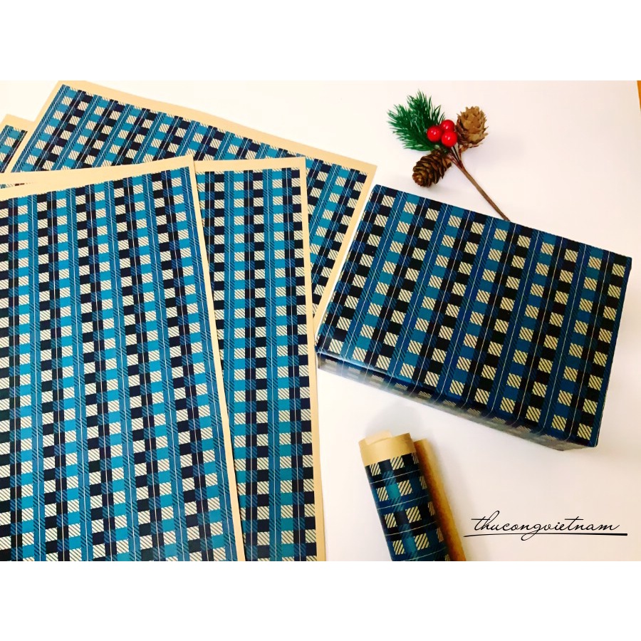 Giấy Gói Quà Kraft Nhật A3 Họa Tiết Giáng Sinh