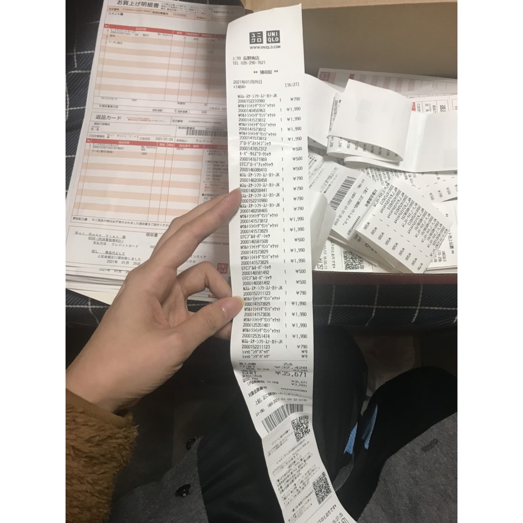 (UNIQLO Nhật chính hãng) Nữ- Chân váy bút chì dáng midi xẻ sau kẻ tăm chất thun- Woman Ribbed Skirt | BigBuy360 - bigbuy360.vn